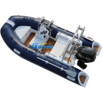 360 12ft Rib Luxury Boats Speed Bateau à côtes pliable avec Orca Hypalon Tubes RIB360 C avec moteur hors-bord Mercury 25hp