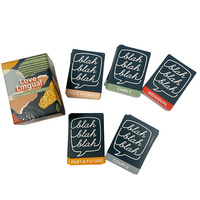 Cartes de conversation personnalisées de haute qualité pour adultes et couples, pour le team building, en papier offset kraft, taille personnalisée