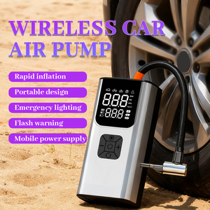 Car Electric Air <strong>Pump</strong> Portable Air Compressor Deflation <strong>Pump</strong> Rechargeable <strong>Battery</strong> 150PSI for Car Motorcycle Bicycle Ball - Product Image 2