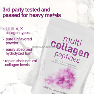 OEMプライベートラベルマルチコラーゲンプロテインパウダー（ビオチン＆ビタミンC配合）大人のための美肌・育毛サプリメント - Product Image 2