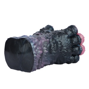 GEEBA Animal Feet Shaped Pocket Pussy Male <b>Masturbator</b> Silicone Penis Stroker Flexible Vagina alien Pussy Feet Sex Toys for Men - Product Image 6