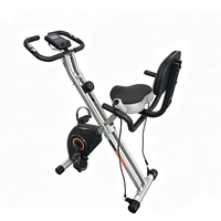 Nouveau Vélo d'Appartement à Cadre en Acier Renforcé avec Pédales Grandes pour Exercice Cardio et Fitness à Domicile
