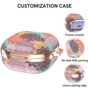 PC Case IMD Patterns Funda protectora para auriculares con gancho Auriculares para Samsung <span class=keywords><strong>Galaxy</strong></span> <span class=keywords><strong>Buds</strong></span> <span class=keywords><strong>Live</strong></span> / Pro /2/2 Pro/FE - Product Image 2