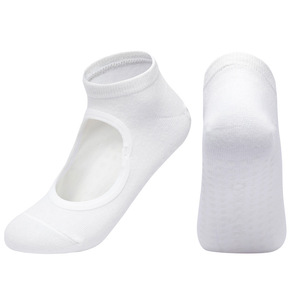 Calcetines <span class=keywords><strong>de</strong></span> Mujer para Todas las Temporadas, Diseño sin Dedos, Material <span class=keywords><strong>de</strong></span> Algodón Peinado, para Yoga, Pilates, Ciclismo y Actividades Ligeras <span class=keywords><strong>de</strong></span> Gimnasio - Product Image 5