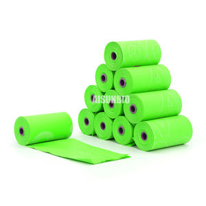 Fabriek Op Maat Gemaakte Eco-Vriendelijke Maizena Composteerbare Biologisch Afbreekbare Hondenpoepzakjes Voor Hond - Product Image 6