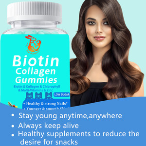 Complément de beauté OEM ODM : Gommes de biotine et de collagène avec multivitamines pour l'épaississement des cuticules des ongles et le soutien immunitaire - Product Image 4