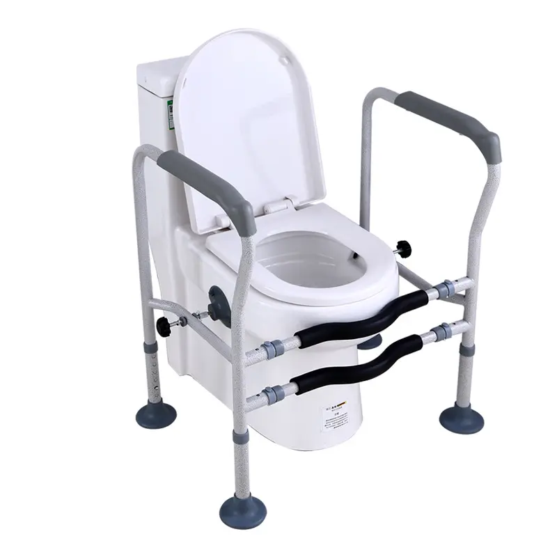 WC ventosa tipo não-perfuração quadro vaso sanitário corrimão idosos WC ajudar a levantar-se de pé quadro auxiliar