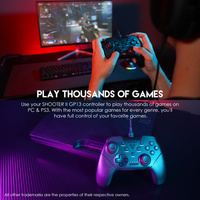 Fantech GP13 Wired PS3 Gaming Controller Gamepad con retroalimentación de vibración para PC PS3