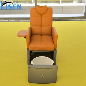เก้าอี้นวดทำเล็บไฟฟ้า KISEN Luxury Beauty Salon Equipment ไม่ต้องใช้น้ำประปา สามารถปรับแต่งสีและโลโก้ได้สำหรับร้านทำเล็บ - Product Image 5