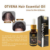 Huile capillaire OTVENA multi-extraites végétales pour la croissance des cheveux, parfum longue durée, format voyage portable, convient aux cheveux bouclés, raides, fins et épais, vente en gros