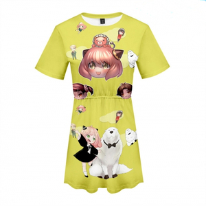 Vestidos para Niñas, 12 Estilos, Anime Spy Family, Disfraz de Anya Forger, Ropa con Estampado Digital 3D para Niñas - Product Image 4