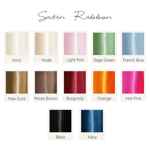 Ruban en satin double face blanc élégant certifié OEKO, 100% polyester, pour boîte cadeau et bricolage - Product Image 2