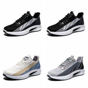 Baskets noires bon marché en gros chaussures de course chaussures de marche et <span class=keywords><strong>fitness</strong></span> décontractées pour hommes chaussures de tennis pour la course en plein air - Product Image 6