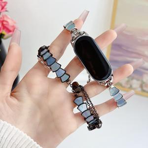 <span class=keywords><strong>Bracelet</strong></span> pour <span class=keywords><strong>Apple</strong></span> <span class=keywords><strong>Watch</strong></span> - IWatch 11/10 SE 9 8 7 6 5 4 <span class=keywords><strong>Bracelet</strong></span> à fermoir en acier inoxydable avec perles métalliques rondes et design coquillage - Product Image 5