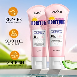 OEM SADOER Marca Privada Vegana Orgánica Centella Nutritiva Reafirmante Hidratante Calmante para Exposición Solar Perfeccionadora Cuidado de la Piel con <span class=keywords><strong>Aloe</strong></span> - Product Image 2