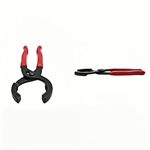 Clé à filtre à huile réglable en acier au carbone robuste, finition oxyde noir, pour ateliers de réparation automobile, concessionnaires 4S et usage domestique - Product Image 1