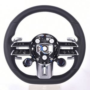 <span class=keywords><strong>Volante</strong></span> de Coche para Mercedes Benz <span class=keywords><strong>AMG</strong></span> G63 W212 W222 W213 W205 W211 W204 <span class=keywords><strong>CLA</strong></span> CLS SL500, <span class=keywords><strong>Volante</strong></span> de Cuero y Fibra de Carbono - Product Image 4