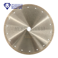 Pisau gergaji berlian cakram pemotong keramik bundar 300mm 250mm Slot pemotong Laser kualitas tinggi untuk batu