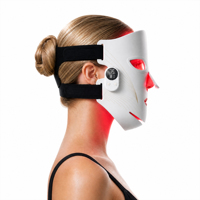 Máscara Facial Inalámbrica de Silicona con Luz Roja 460/590/630/850/940nm, 5 Modos, Rejuvenecimiento, Terapia de Luz LED, Máscara de Belleza para el Cuidado de la Piel