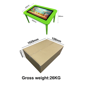 <span class=keywords><strong>Table</strong></span> <span class=keywords><strong>de</strong></span> <span class=keywords><strong>jeu</strong></span> numérique interactive à écran <span class=keywords><strong>tactile</strong></span> Android en bois massif LCD 32 pouces - Product Image 6