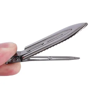 Fermagli per Capelli in Metallo Piatto Personalizzati Wanmei, Senza Pieghe né Lasciature, Clip per Acconciature e Trucco per Uso in <span class=keywords><strong>Salone</strong></span> e <span class=keywords><strong>Barbiere</strong></span> - Product Image 4