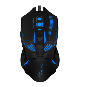 Oem aikun gx58 có thể điều chỉnh 2400 DPI máy tính quang 6D USB Chuột chơi game với 5 màu sắc ánh sáng - Product Image 2