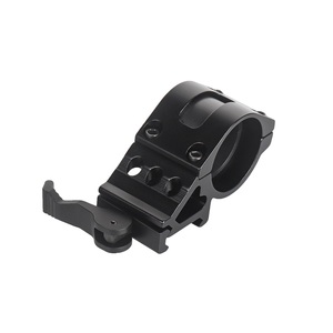 45-Degree Offset Matte Black <b>Quick</b>-Release Tube <b>Clamp</b> Bracket 25.4mm/30mm Aluminum Alloy 21mm Base Optics Holder - Product Image 3