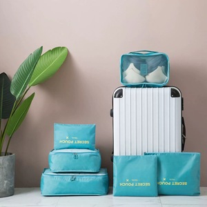 Secret Pouch Travel <b>Storage</b> Bag 6-Piece Set Multipurpose Organizer For Trip <b>Clothes</b> Organizers - Product Image 2