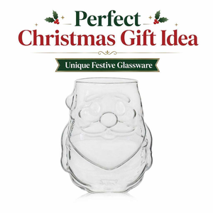 Tasse en verre borosilicate en forme de Père Noël 690 ml, résistante à la chaleur, compatible micro-ondes et lave-vaisselle, idéale pour cadeau de Noël, café et décoration intérieure - Product Image 1