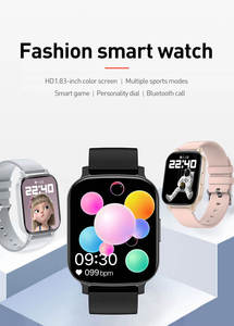 ST20 심박수 모니터 피트니스 트래커 우아한 연인 커플 터치 스마트 팔찌 여성 스마트 시계 - Product Image 2