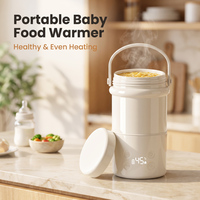 Chauffe-biberon portable détachable Babytop, température constante automatique, grande capacité, affichage numérique, sans BPA
