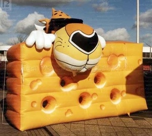 Modèle géant gonflable en forme <span class=keywords><strong>de</strong></span> tranche <span class=keywords><strong>de</strong></span> <span class=keywords><strong>fromage</strong></span>, personnalisable, avec éclairage, pour activation <span class=keywords><strong>de</strong></span> marque, festival culinaire, ou décoration <span class=keywords><strong>de</strong></span> magasin - Product Image 6