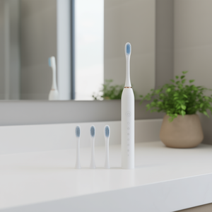 Cepillo de dientes eléctrico Myrva, 5 modos, IPX7, resistente al agua, recargable con carga tipo C, para limpieza de dientes de adultos - Product Image 2