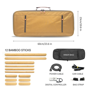 Bastones de Masaje de Bambú, Bolsa Calentadora de Masaje de Bambú de Belleza - Product Image 6