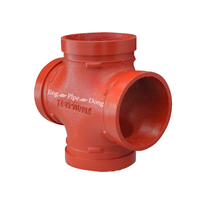 Croix de réduction égale en fonte ductile UL/FM, directement de l'usine, pour systèmes de protection incendie