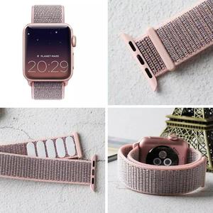 Correa de reloj deportiva de nailon a la moda para i <span class=keywords><strong>watch</strong></span> strap series 5/4/3/2/1 para <span class=keywords><strong>Apple</strong></span> <span class=keywords><strong>watch</strong></span> 38mm 40mm 42mm 44mm - Product Image 5