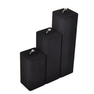 ชุดชั้นวางเครื่องประดับไมโครไฟเบอร์แบบดีลักซ์สั่งทำพิเศษสำหรับร้านค้า สำหรับโชว์แหวน ต่างหู สร้อยคอ ชุดจัดแสดงเครื่องประดับ - Product Image 3