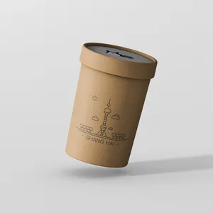 Cylindrical hard printing <b>boxes</b> with lids for gift packaging can be customized according to your needs - Product Image 1