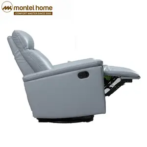 ספת כיסא עור מסתובבת סט פונקציונלי עיצובים אפור ספה ארוכה ספה מודרנית יחידה חדשה