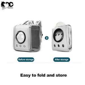 Free Sample Factory Wholesale Large Space Airline-Approved Transparent Ventilate <b>Pet</b> Backpack <b>Bag</b> for <b>Pet</b> <b>Travelling</b> Outgoing - Product Image 5