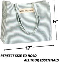 Sac en toile de coton de grande capacité fourre-tout réutilisable avec logo imprimé personnalisé publicitaire avec logo personnalisé pour le shopping
