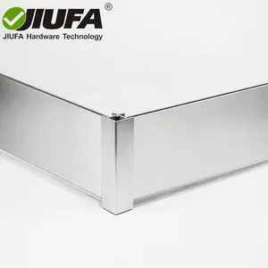 JIUFA mobilya madeni teçhizat mobilya plastik ve alüminyum Film kompozit süpürgelik süpürgelik paneli mutfak dolabı