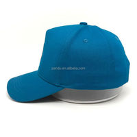 OEM ODM personalizado 5 Panel gorras de béisbol carta logotipo personalizado bordado estructurado un marco 100% algodón Gorras béisbol deporte sombreros