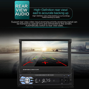 Oem c0741 1 DIN 7 "HD có thể thu vào cảm ứng xe đài phát thanh cho <span class=keywords><strong>Bluetooth</strong></span> SD FM USB Player Carplay Phụ tùng máy ảnh-stereo <span class=keywords><strong>LCD</strong></span> có thể thu vào - Product Image 5