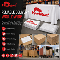 Housse de table pop-up FEAMONT 4ft 6ft 8ft, nappe publicitaire personnalisée, promotion de vente au détail, affichage, vente en gros, direct usine