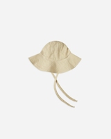 Sombreros de Sol de doble capa para recién nacido, sombreros de cubo de algodón tejido para bebé, Unisex