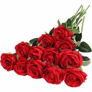 Wholesale High Quality Realistic Moisturizing Touch Peony Flower Wedding & Mother's Day Decoration <b>Red</b> <b>Silk</b> Artificial Flowers - Product Image 1