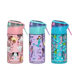 1pc 450ml Reusable And Durable Simple Modern Kids Water Bottle