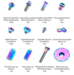 Bu lông cố định dây dẫn chuyển số bằng hợp kim titan bán buôn cho xe đạp leo núi/xe đạp đường trường, phụ tùng xe đạp - Product Image 3
