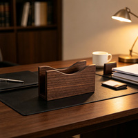 Organizador de Revistas de Madera Personalizado, Archivador, Caja de Almacenamiento de Archivos, Carpeta para Papel de Carta, Adecuado para la Organización de Escritorio y Oficina